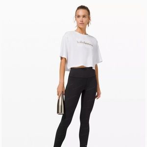 Lululemon Wunder Under crop leggings barely worn